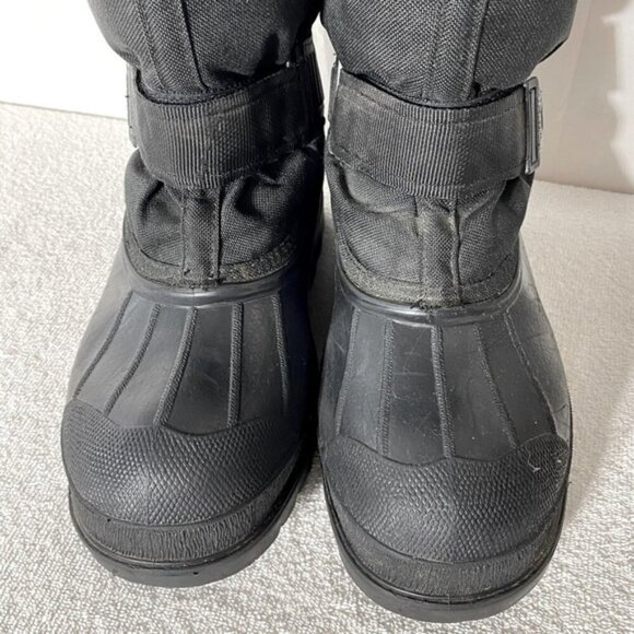 Vintage Kamik Black Limited Edition Embroidered Insulated Winter Boots 9 - Picture 3 of 13